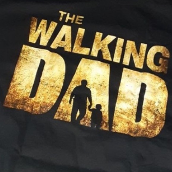The Walking Dad Parody Father Son Zombies Men tee. - Picture 6 of 6